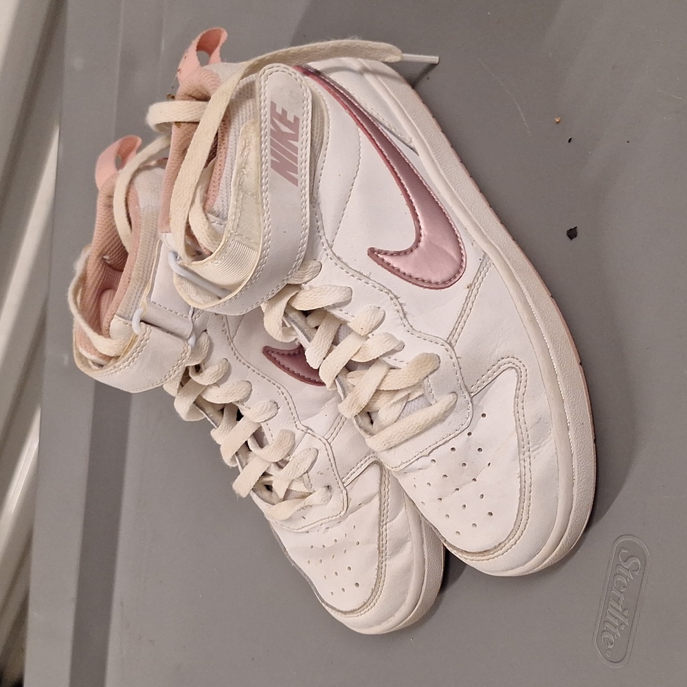 Nike Court Borough Mid 2 GS 'White Pink Glaze